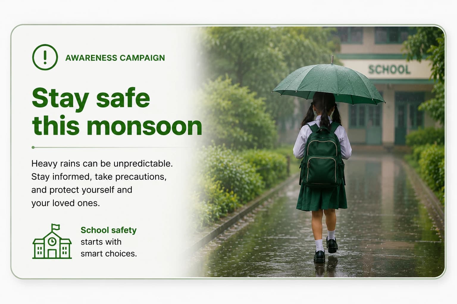 RCS Monsoon safety alert banner