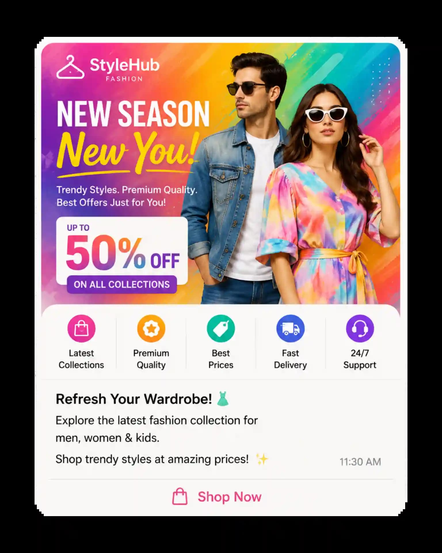 Offer creative