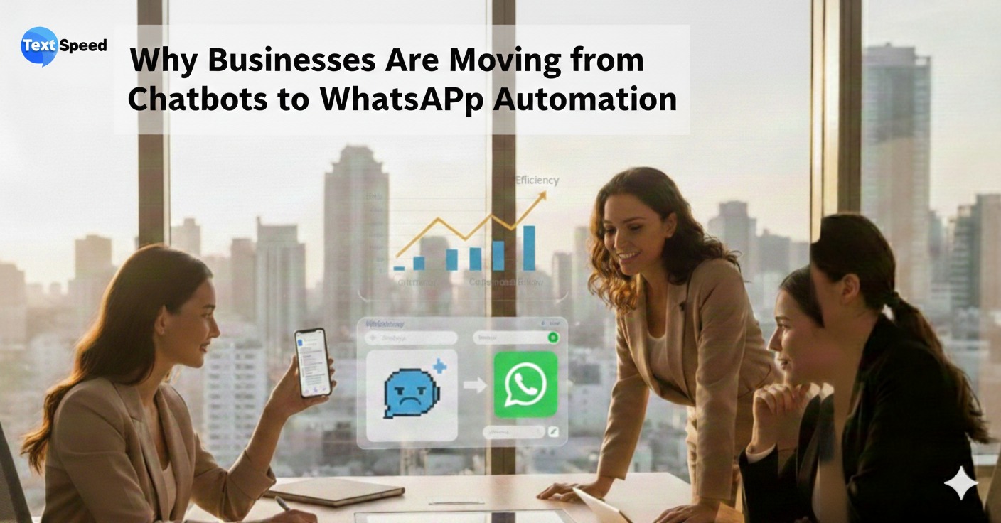 Why Businesses Are Moving from Chatbots to WhatsApp Automation